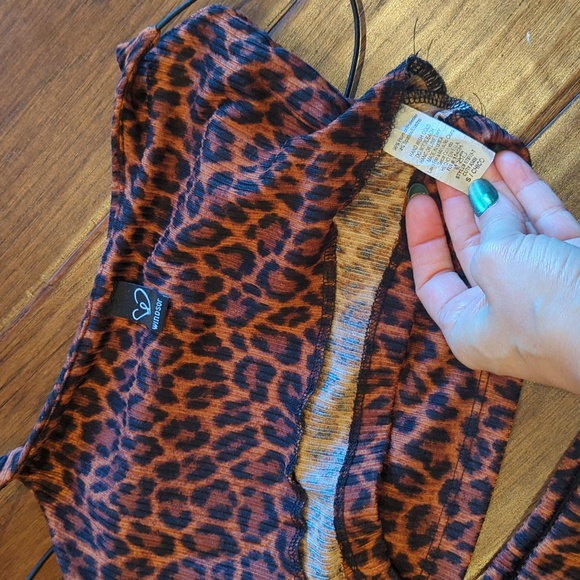 Ribbed leopard bodycon set from Windsor - Picture 5 of 7